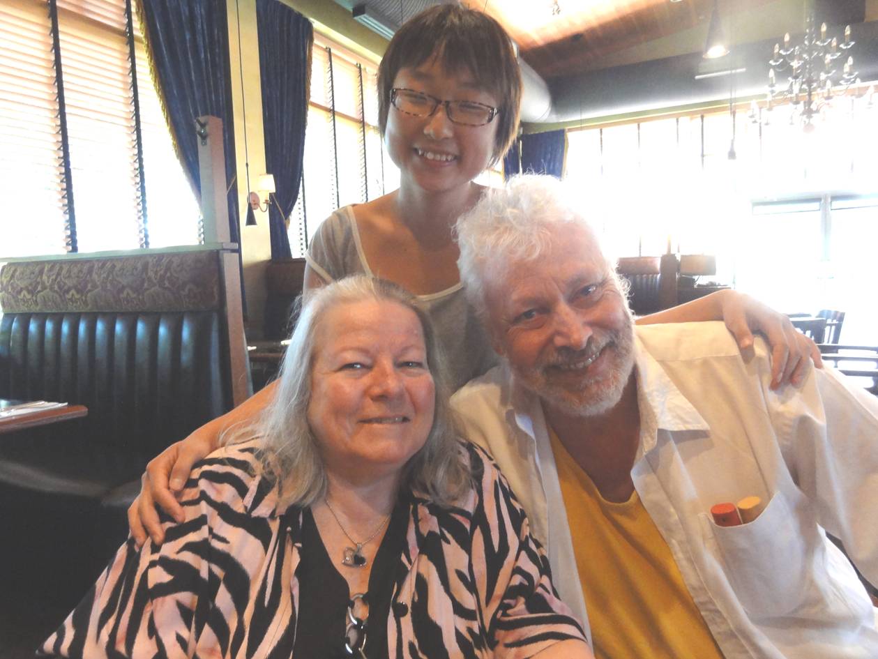 Patti Grand, Panda, and me.  Nanaimo, B.C.
