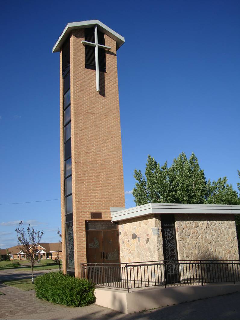 Picture:  the Tower of God in Wilcox, Saskatchewan.  Built like the legendary brick outhouse.