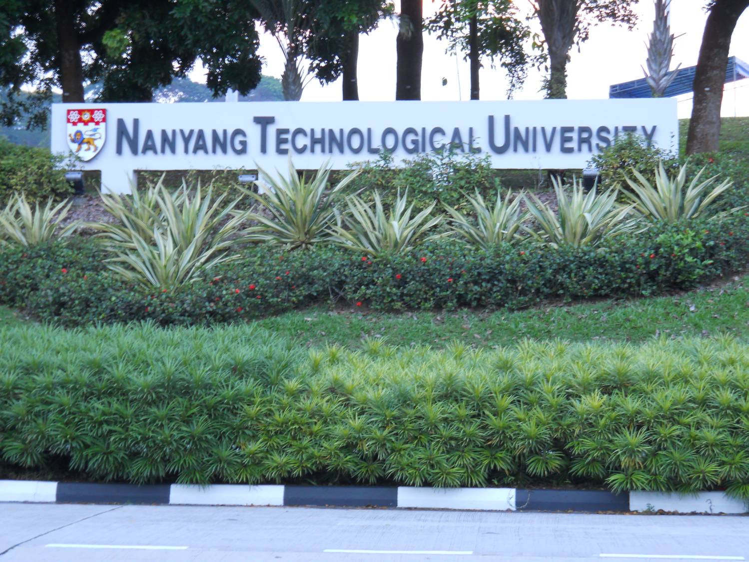 Picture:  Eastern gate to Nanyang Technological University, Singapore