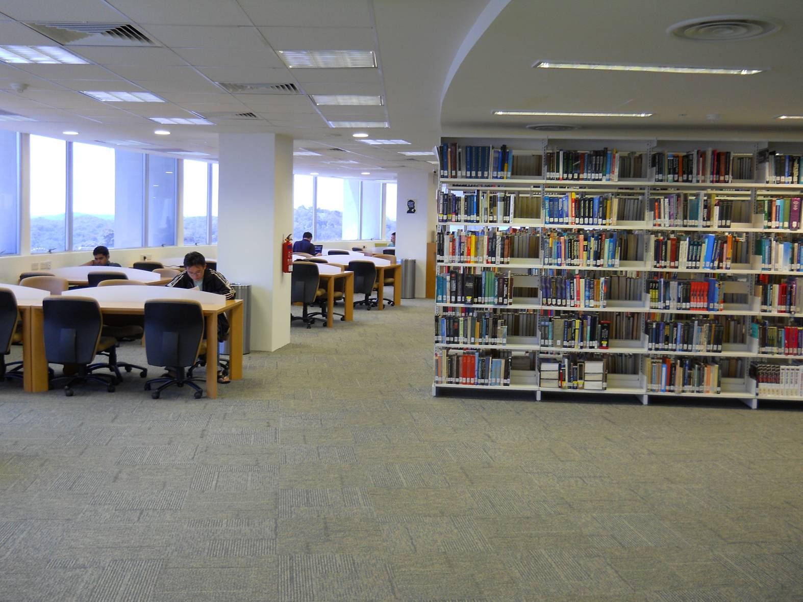 picture: library, Nanyang Technological University, Singapore