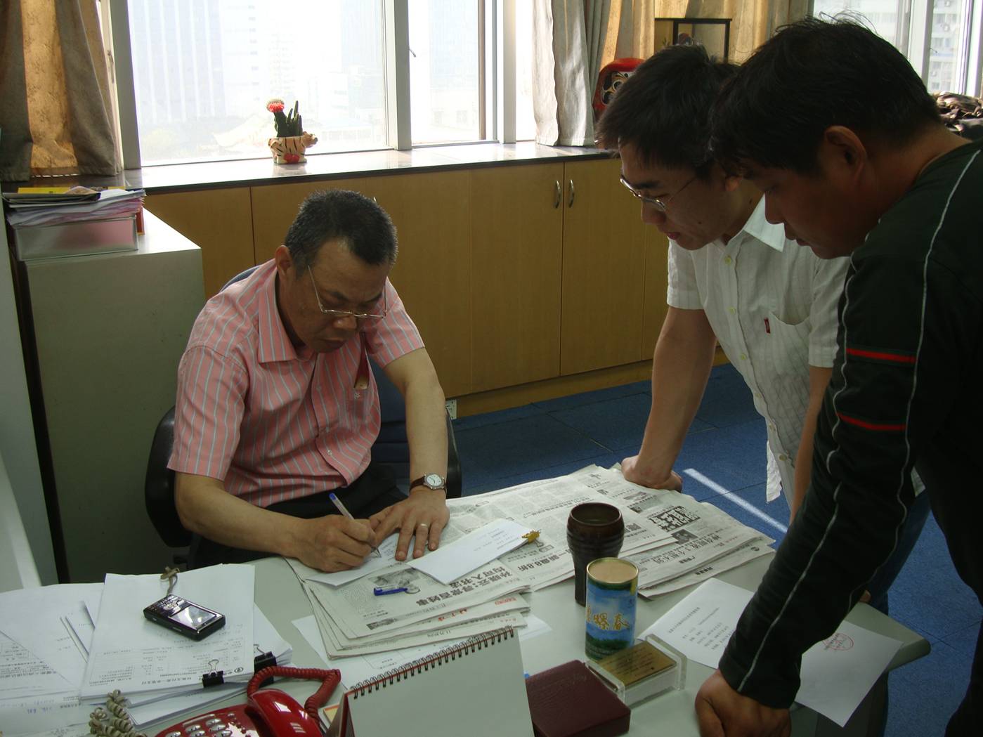 Getting a Chinese driver's license, first step.  Translation of Canadian license.  Wuxi, China