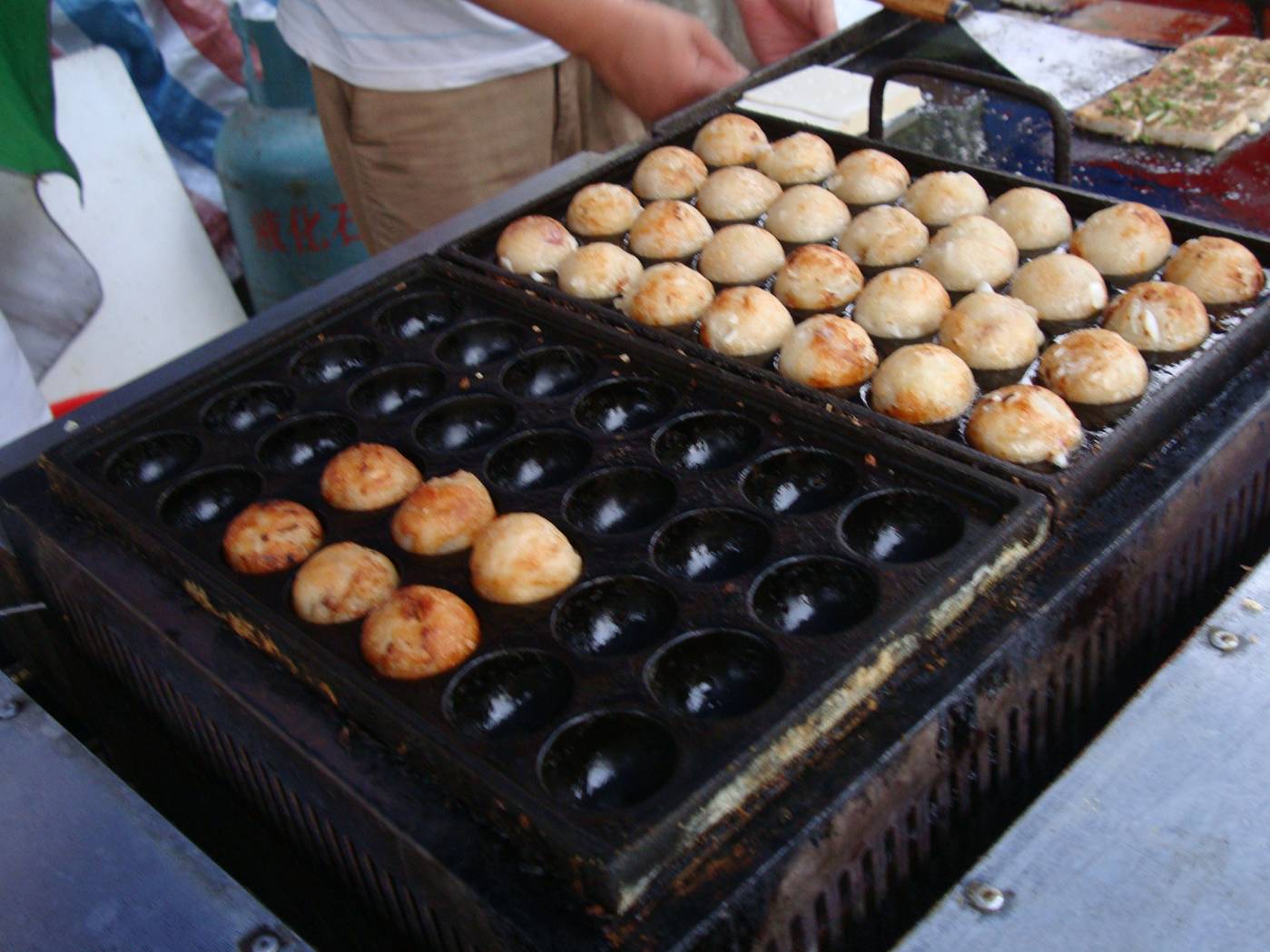 Picture:  We're always fascinated by the way they make these into perfectly round balls without an actual mold.  Wuxi, China
