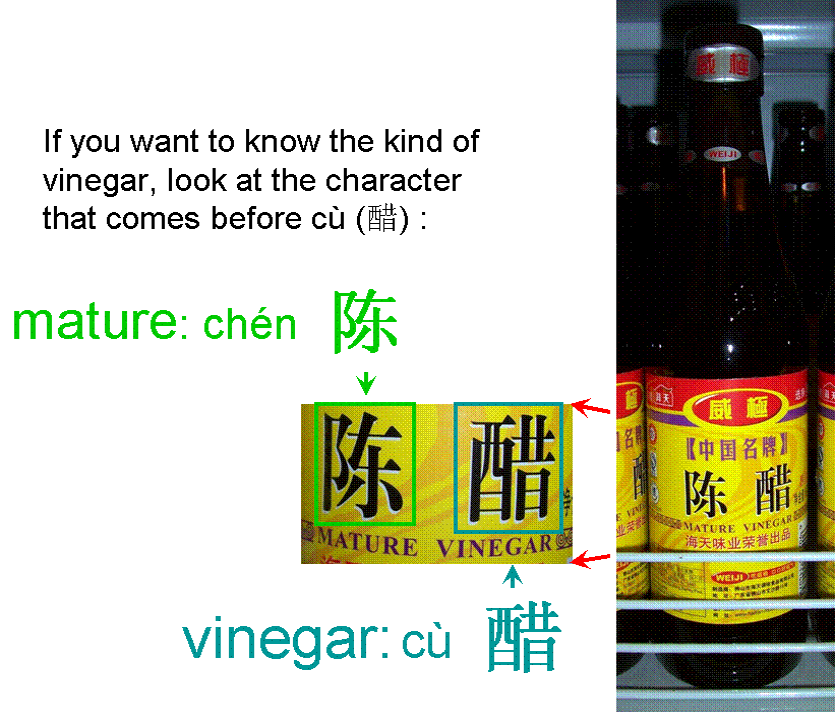Vinegar in China, mature - a Chinese brand - Grocery shopping in China - Condiments