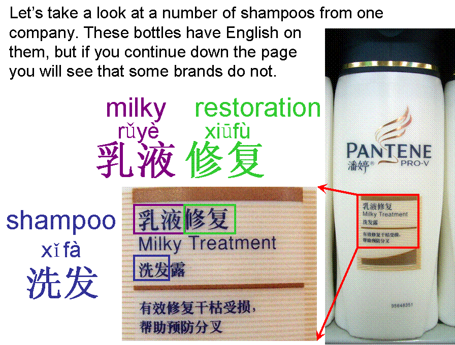 Shampoo in China - Milky Treatment - Pantene Pro-V brand - Grocery shopping help in China - Toiletries