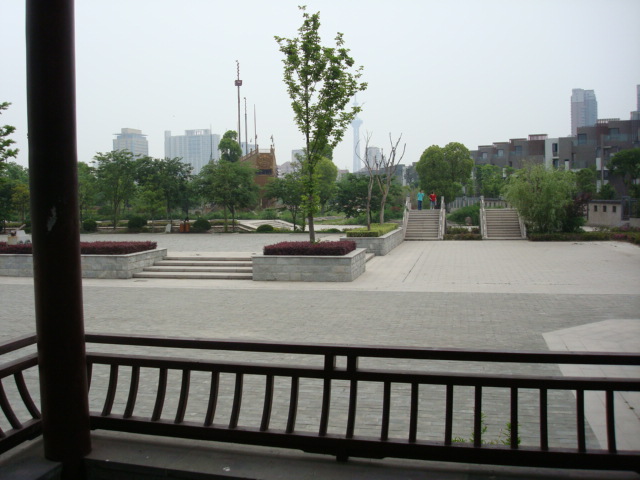 view of the treasure ship shipyard park,  Nanjing,  China